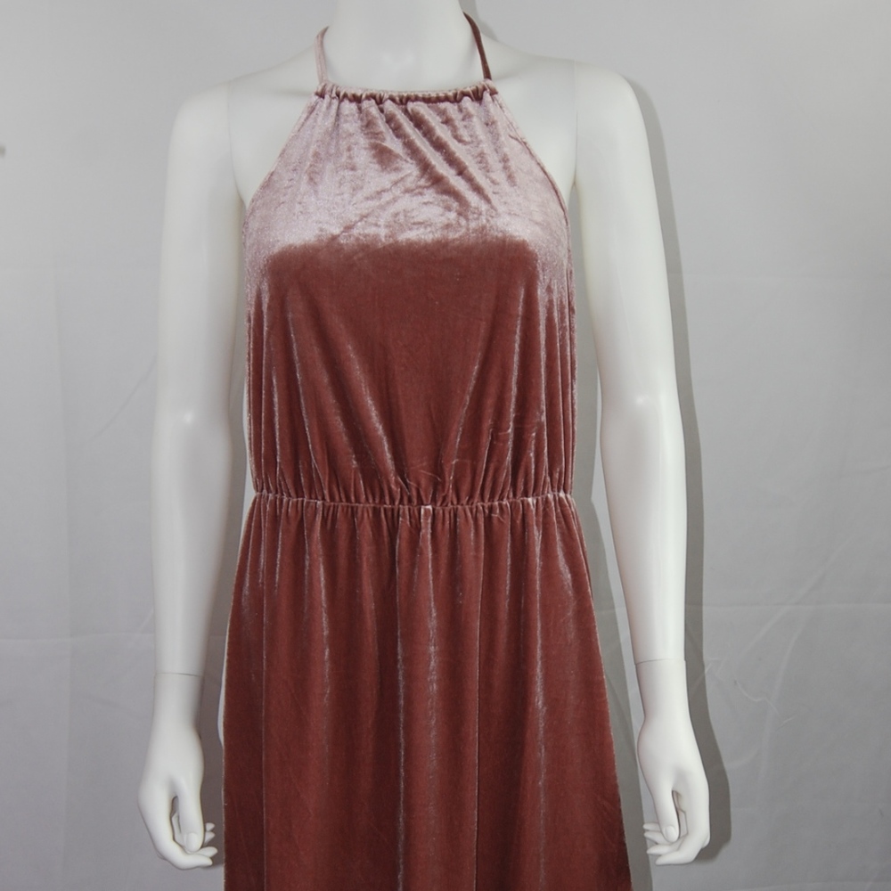 NWT Violetta Velvet Midi Dress Sz M - Picture 1 of 6